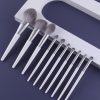 10PCS Gray Makeup Brush