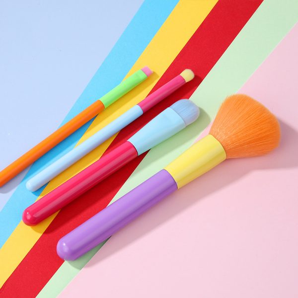 Rainbow Makeup Brush Set