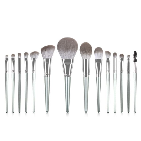 14PCS Silvery Makeup Brush Set