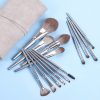 14PCS Silvery Makeup Brush Set