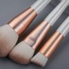 12PCS White Makeup Brush Set