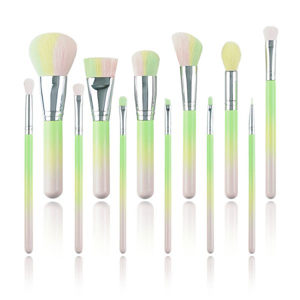 12PCS Three Colors Makeup Brush Set