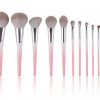 13PCS Gradient Pink Makeup Brush Set