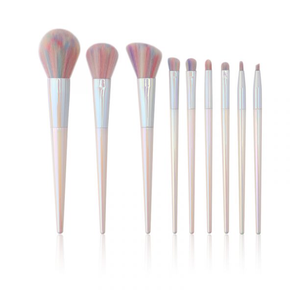 9PCS Colorful Makeup Brush Set