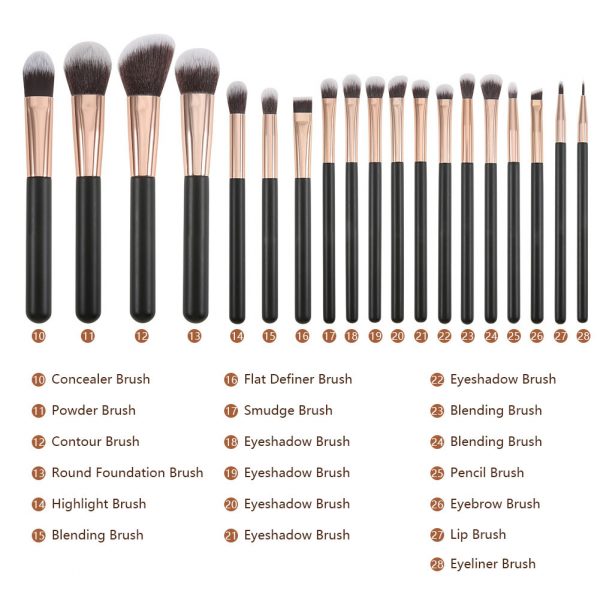 28PCS Professional Makeup Brush Set