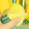 2229-4 12PCS Lemon Makeup Brush Set