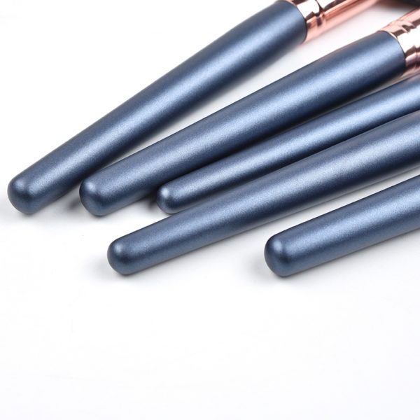 24PCS Deep Blue Professional Makeup Brush Set