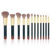 2281 12PCS Black Red Makeup Brush Set
