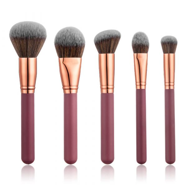 YMBS00611-01 10PCS Coffee Makeup Brush Set