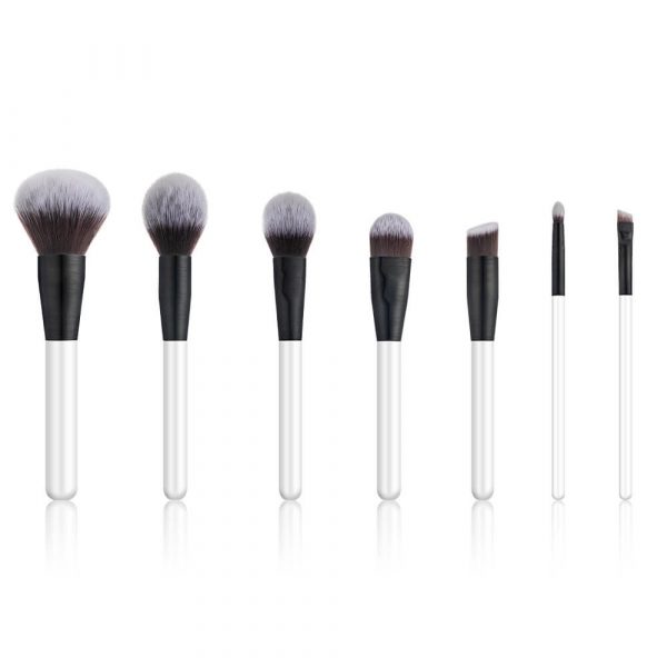 7PCS Engraved Ferrule Makeup Brush
