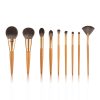 9pcsoriginal 9PCS Original Wooden Makeup Brush Set