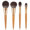 ymbs00495-2 9PCS Original Wooden Makeup Brush Set