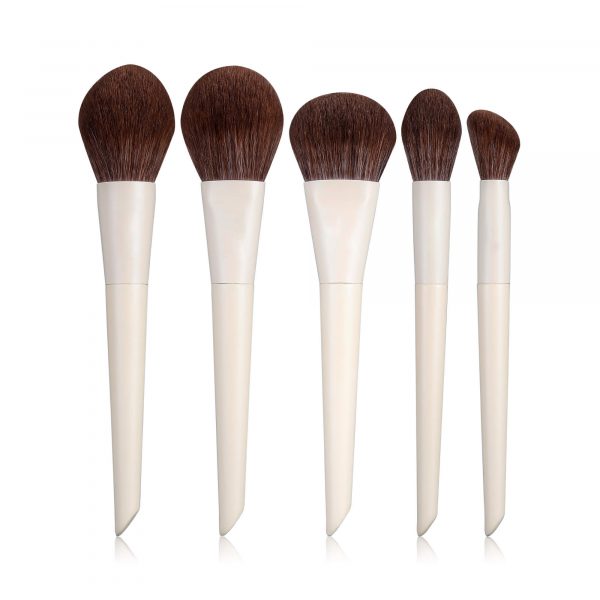 ymbs00699-01 12PCS Vegan Milk Gray Makeup Brush Set