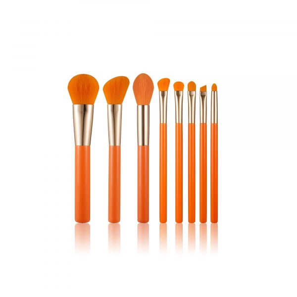 8pcspumpkin 8PCS Pumpkin Makeup Brush Set
