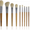 2205-1 10PCS Vegan Bamboo Makeup Brushes
