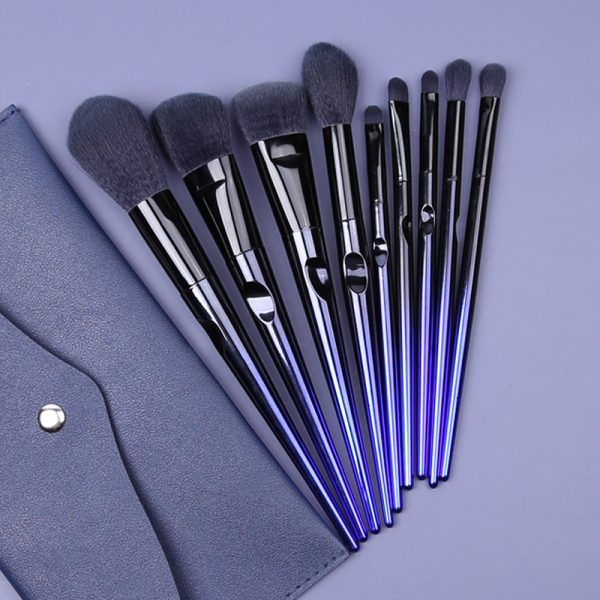 10PCS Blue Enchantress Makeup Brush