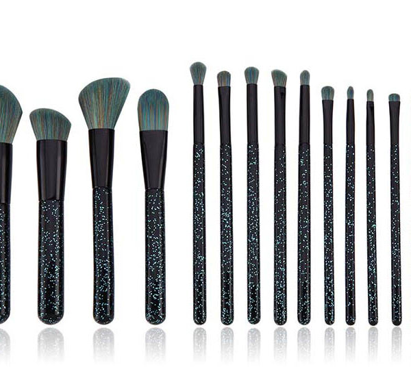 black star 15PCS Black Star Makeup Brush Set