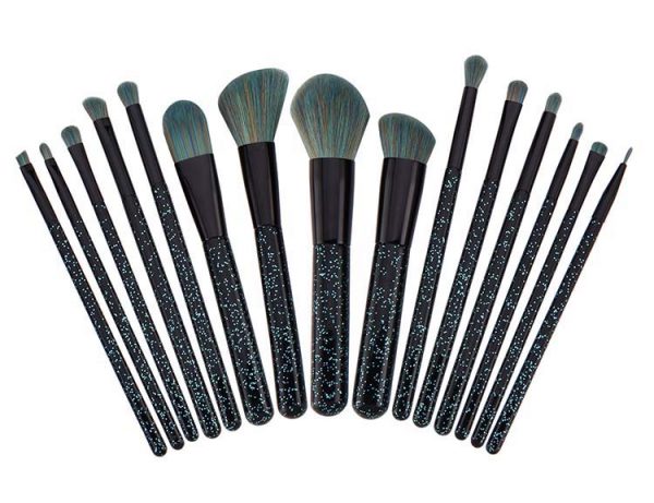 15PCS Black Star Makeup Brush Set
