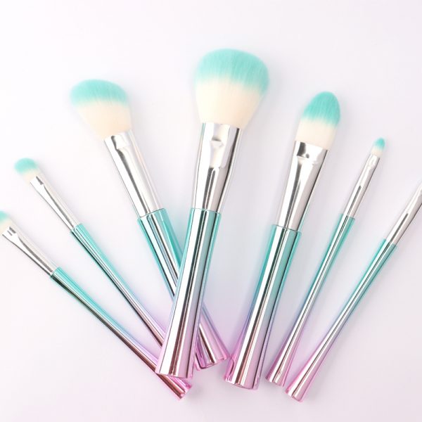 42.2 7PCS Gradient Metallic Finish Brush Set