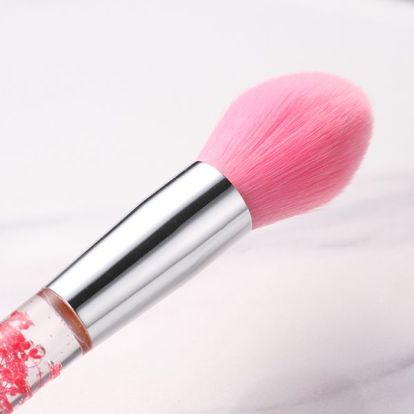 F9.5 9PCS Resin Flower Makeup Brush Set
