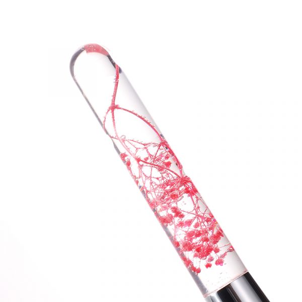 F9.6 9PCS Resin Flower Makeup Brush Set