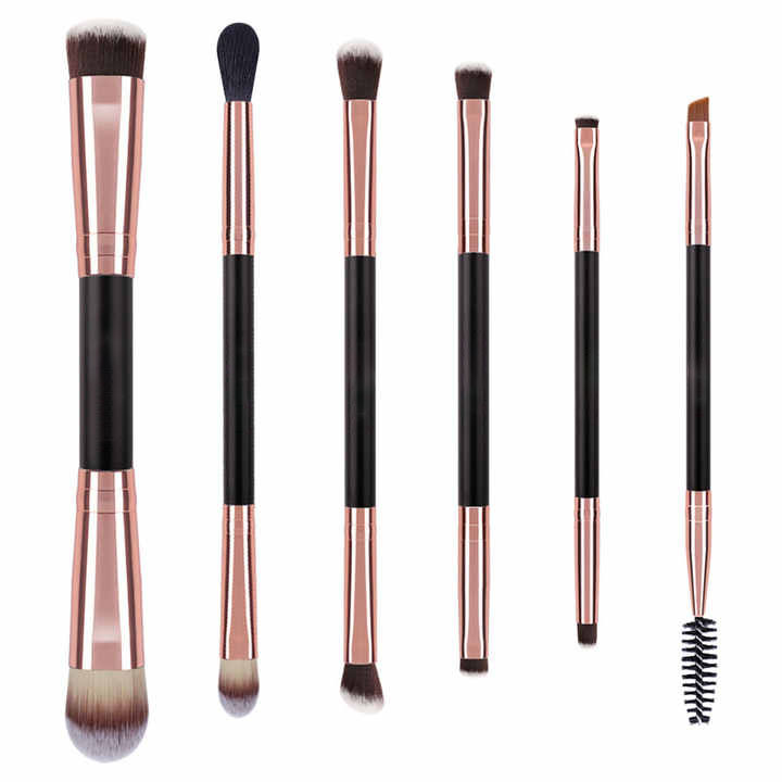 6PCSduo 6PCS Duo-End Makeup Brush Set