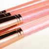 2269 (1) 10PCS Pink Jelly Makeup Brush Set