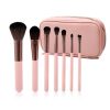 2287 5 7PCS Pink Travel Makeup Brush Set