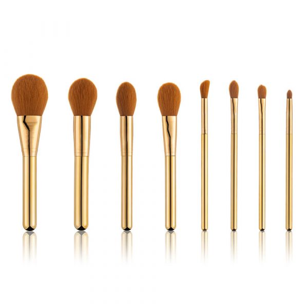 8pcsgold 8PCS Aureate Makeup Brush Set