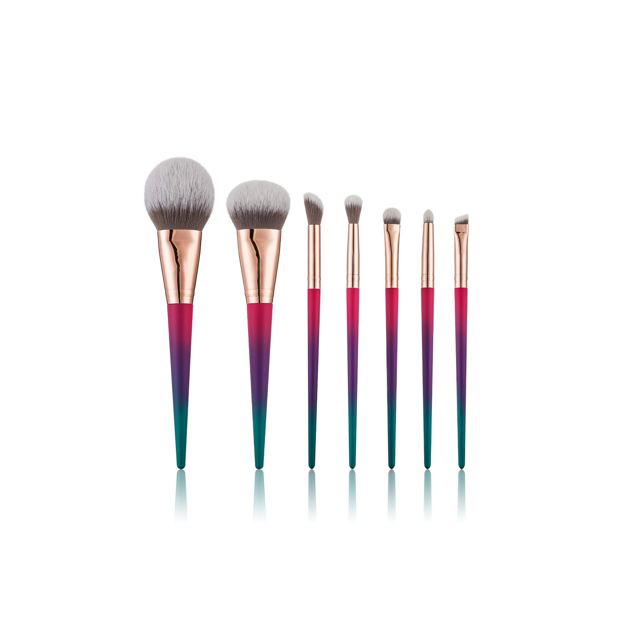 7PCS Gradient Color Makeup Brush Set