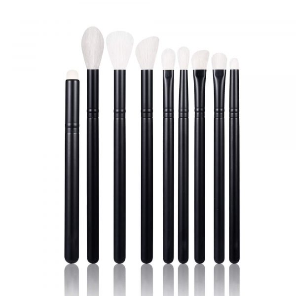 ymbs00730 -01 14PCS Vegan Black Makeup Brush Set