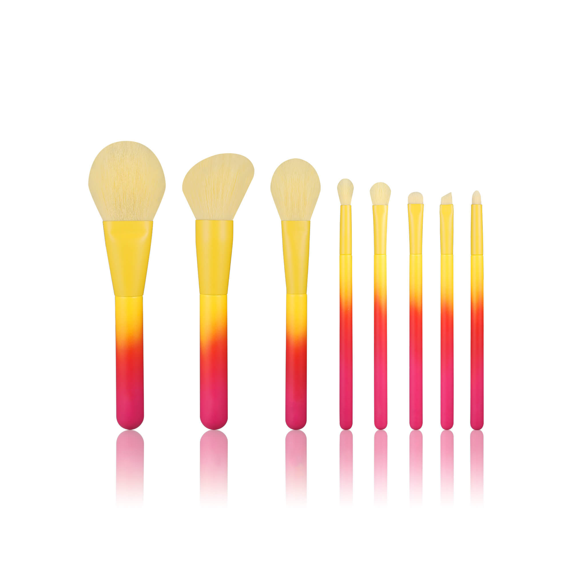 ymbs00731 8PCS Tropical Makeup Brush Set